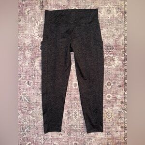 Aerie Heathered Gray Chill Play Move Leggings